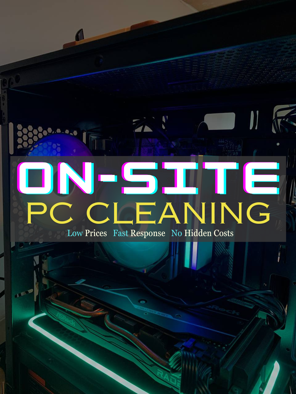ON-SITE PC Cleaning Service - New PC