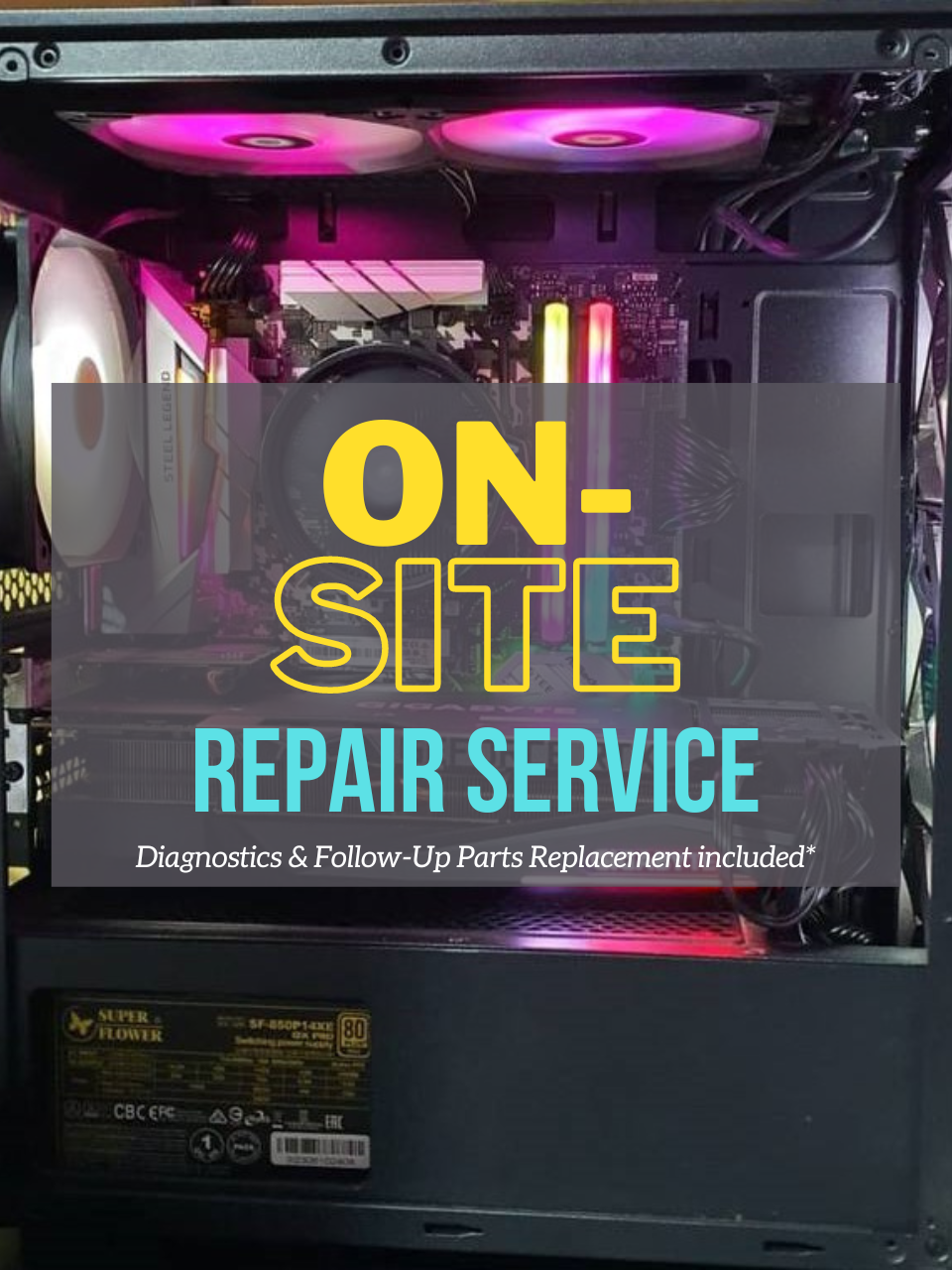 ON-SITE PC Repair Service - New PC